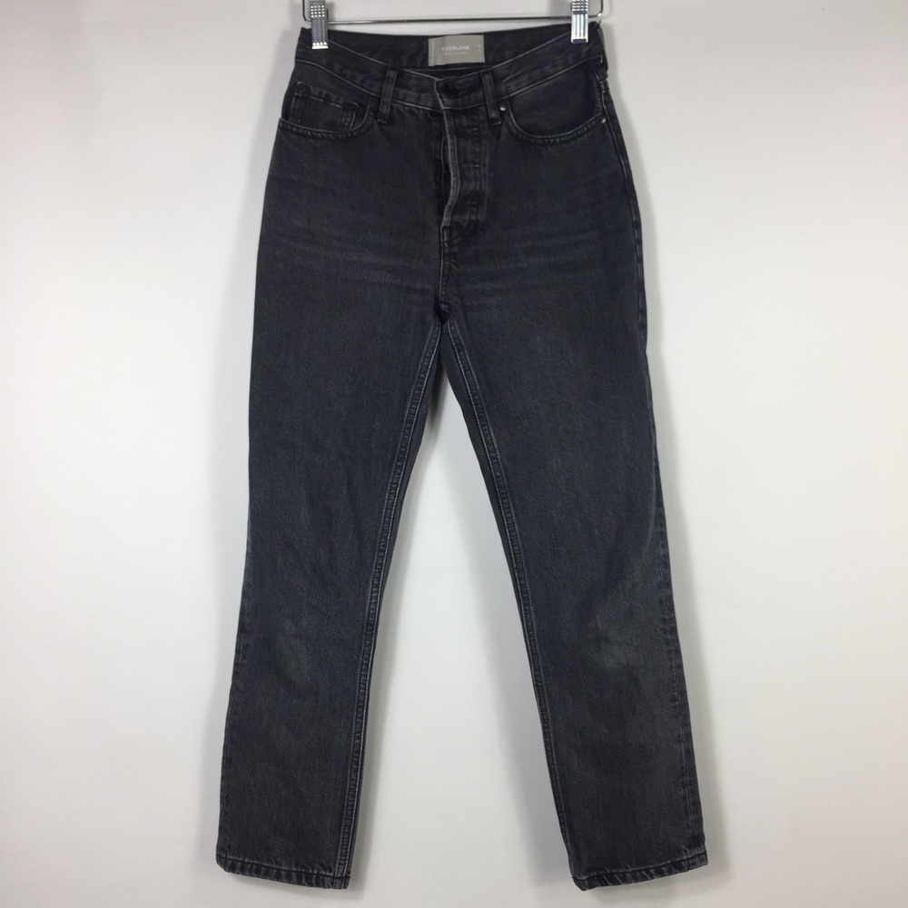 Everlane Black High-Rise Ankle Crop Jeans - Picture 5 of 13